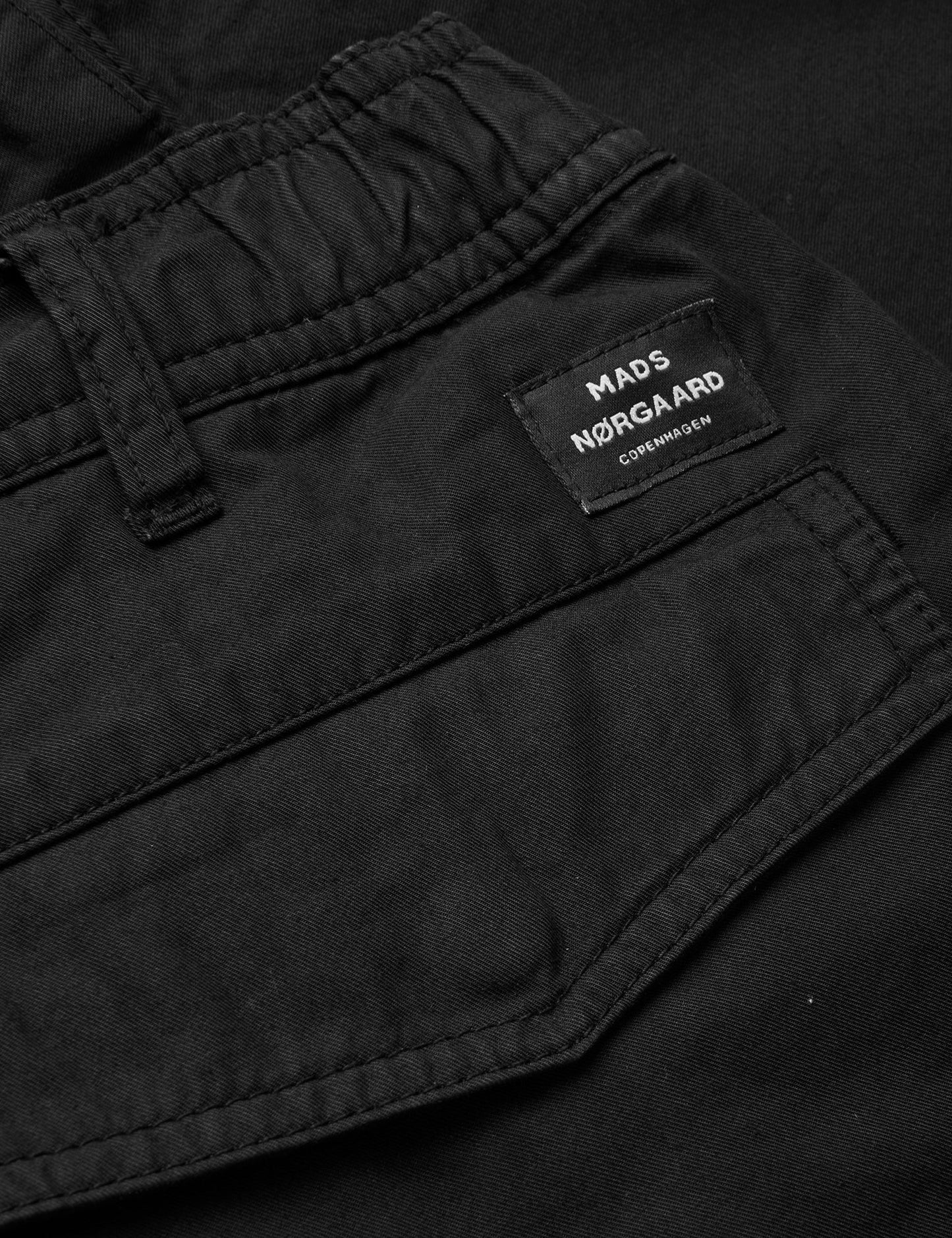 Fine Twill Cargo Pants,  Black