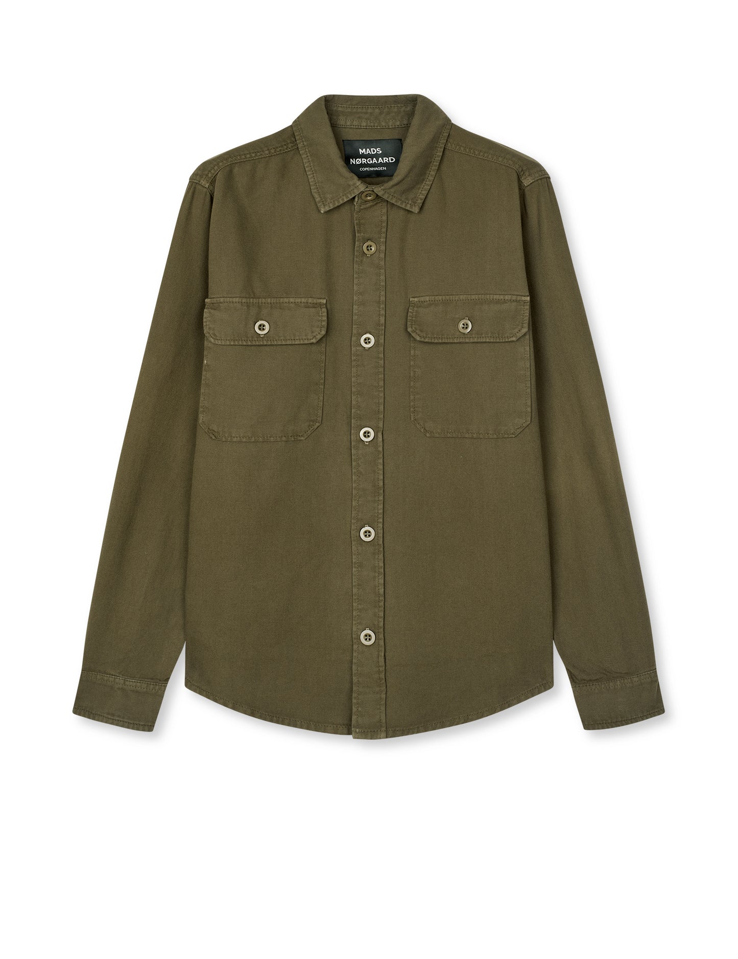 Dyed Canvas Skyler Shirt, Beech