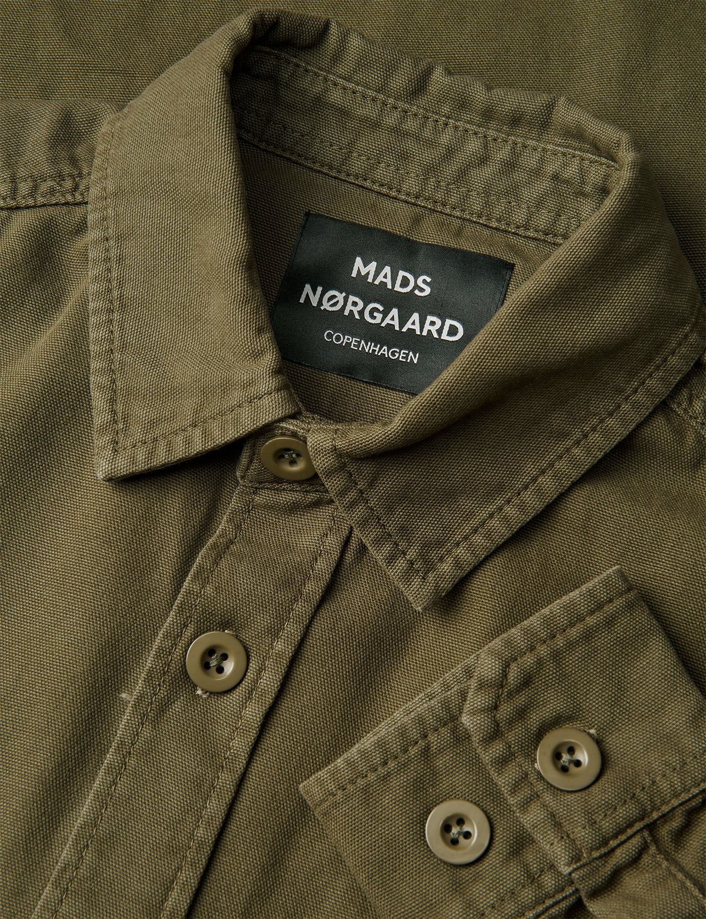 Dyed Canvas Skyler Shirt, Beech