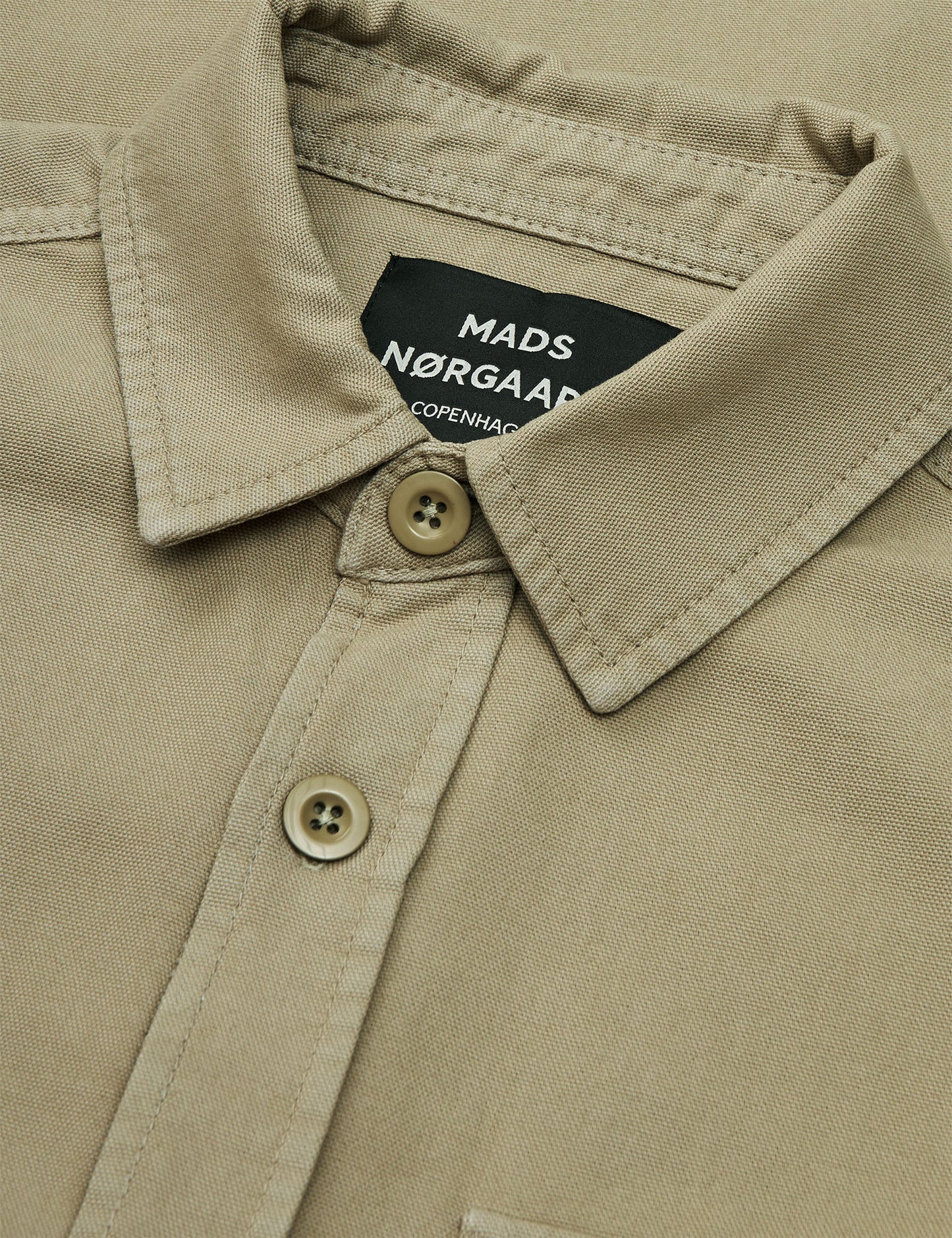 Dyed Canvas Skyler Shirt, Silver Sage