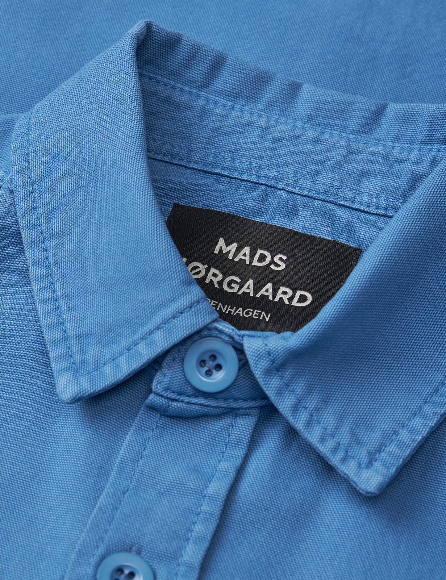 Dyed Canvas Skyler Shirt, Bright Cobalt