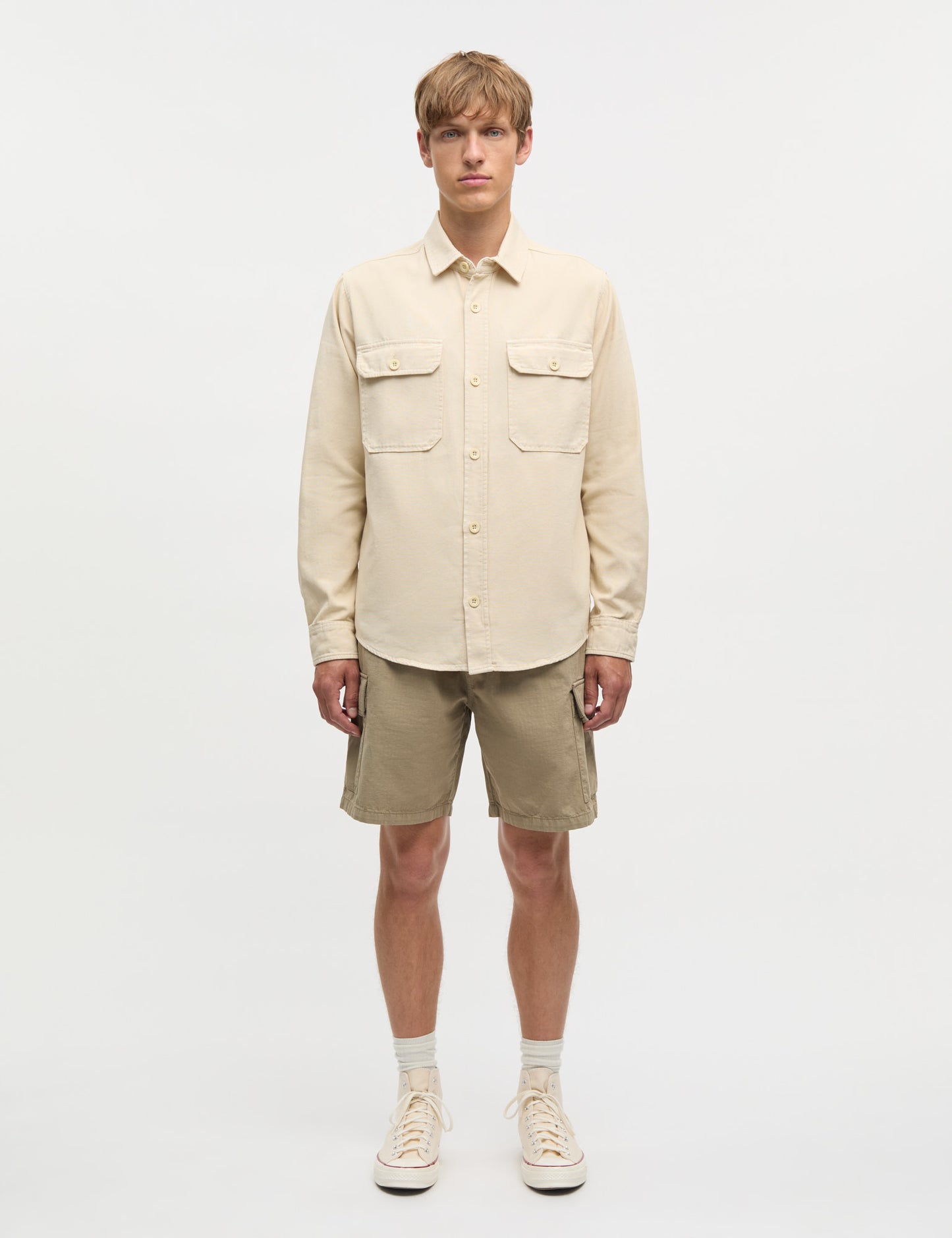 Dyed Canvas Skyler Shirt, Castle Wall