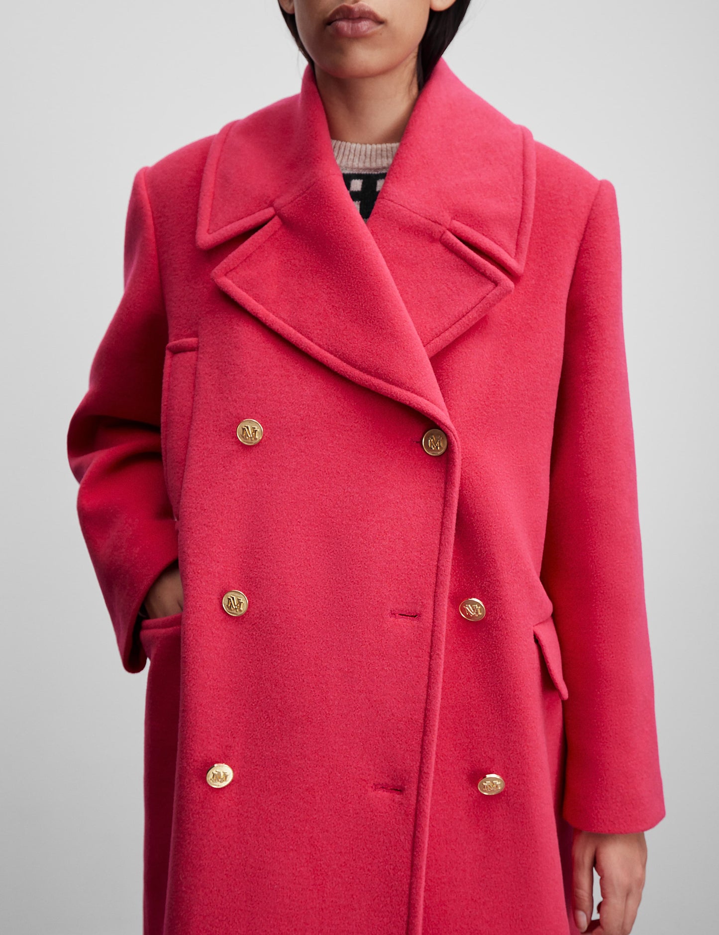 Milva Sanny Coat, Fuchsia Purple