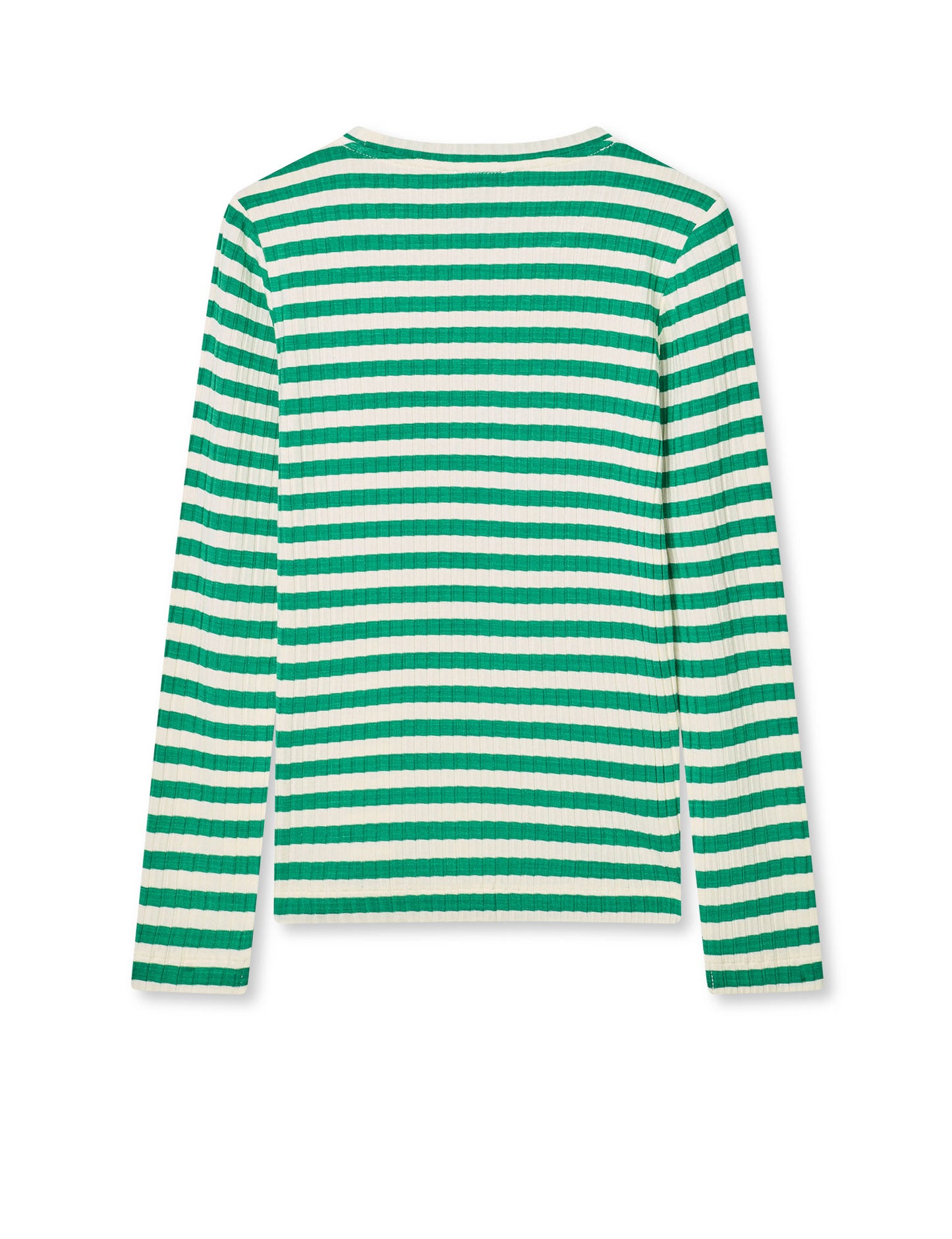 5x5 Classic Stripe Talika Top, Vanilla Ice/Verdant Green