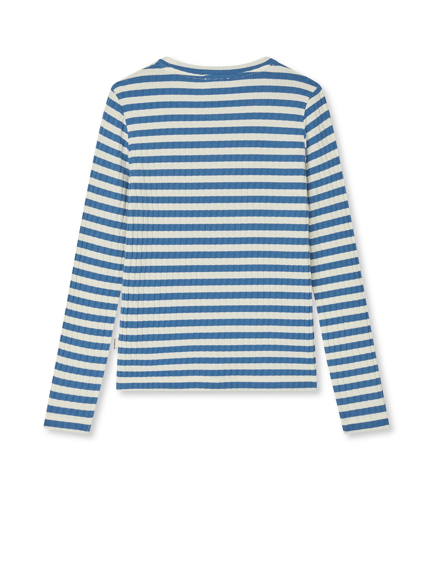 5x5 Classic Stripe Talika Top, Vanilla Ice/Bright Cobalt