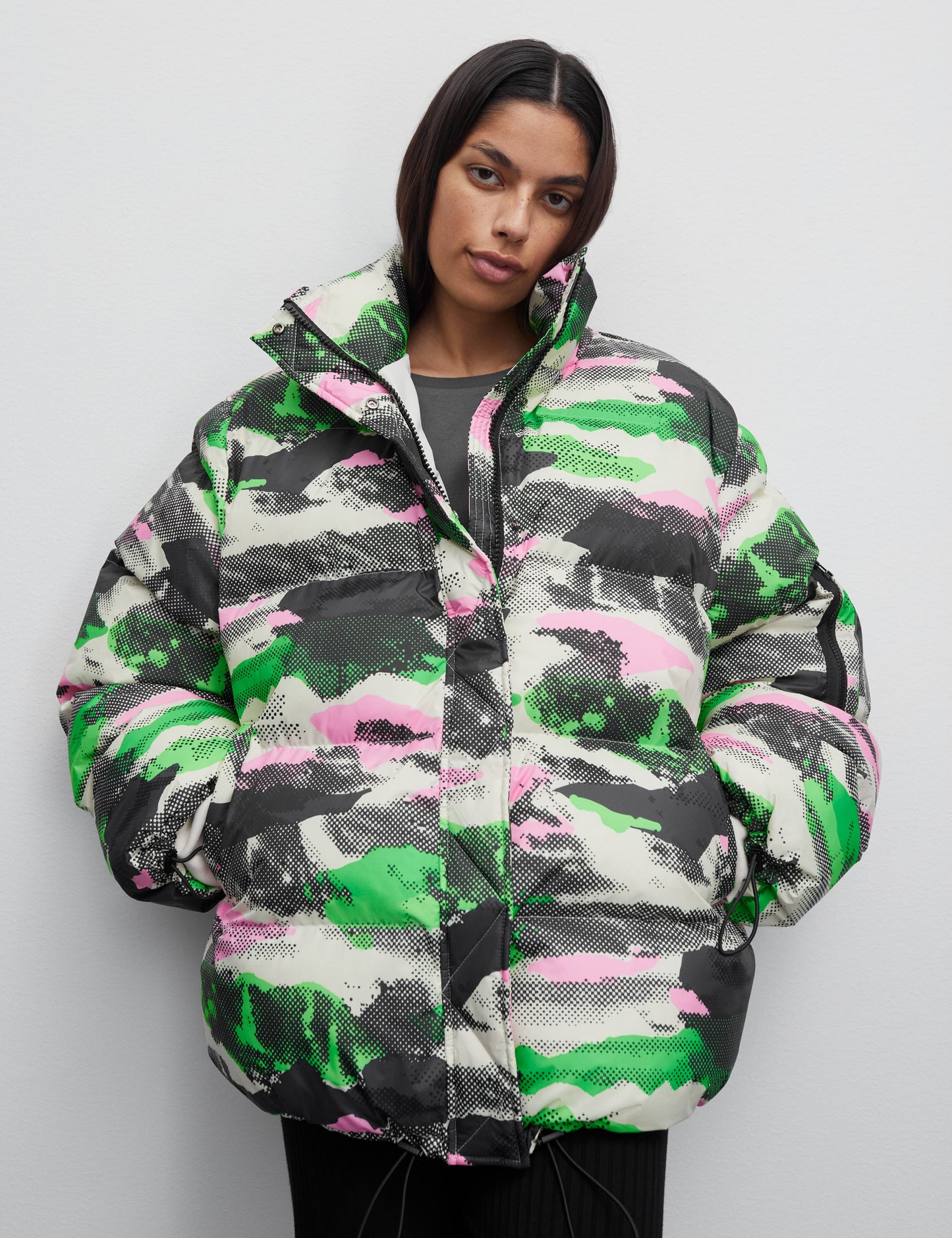 Recycle Jenkis Jacket AOP, Mesh Camo AOP