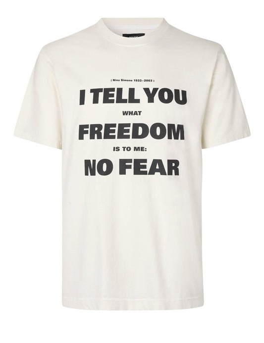 Organic Frode Quote Tee,  Vanilla Ice