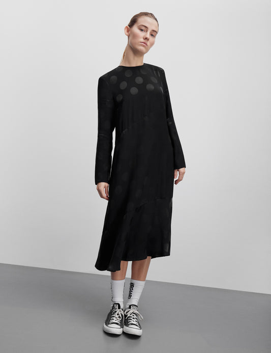 Gran Jacquard Anne Dress, Black