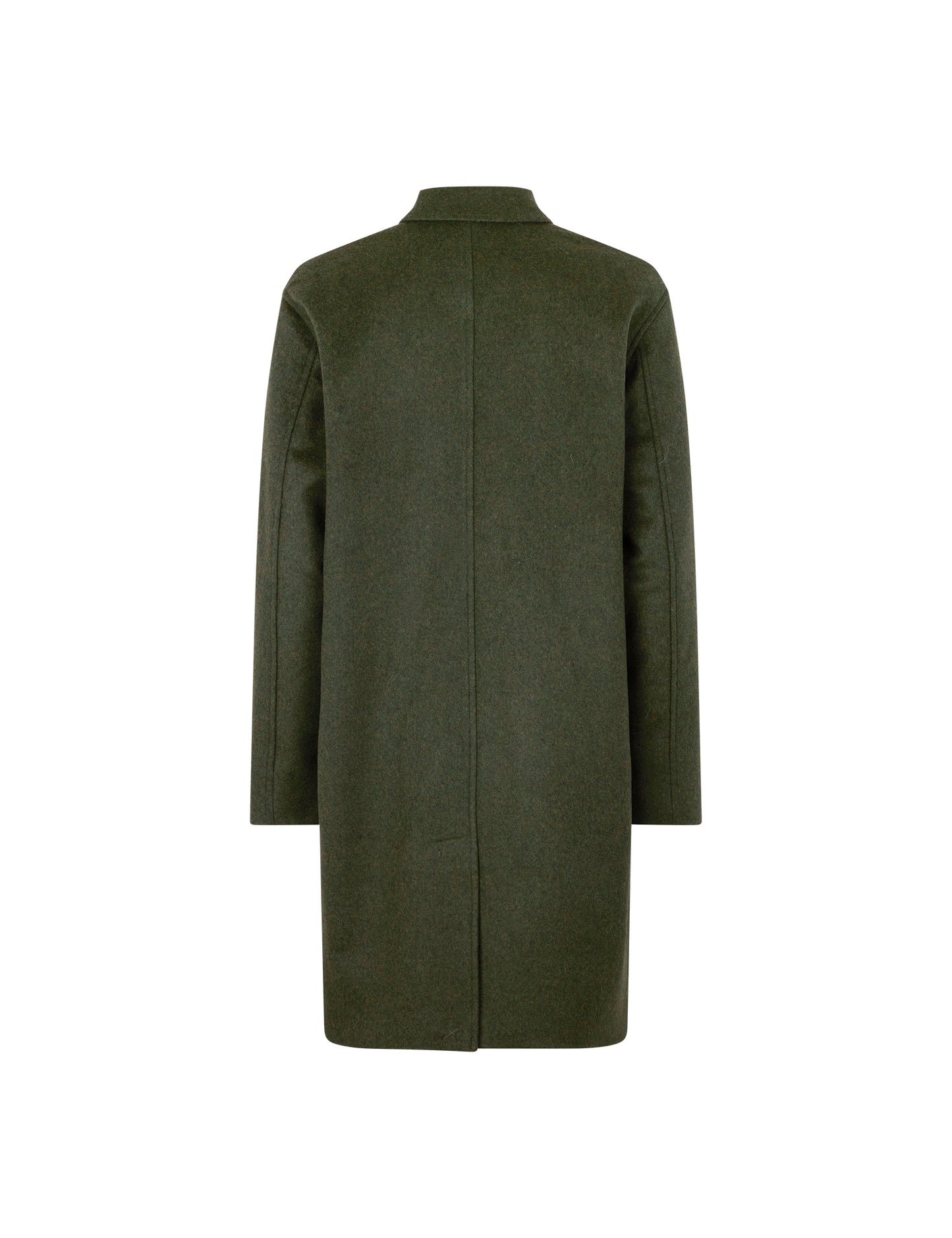 Dense Wool Curtis Coat, Tarmac