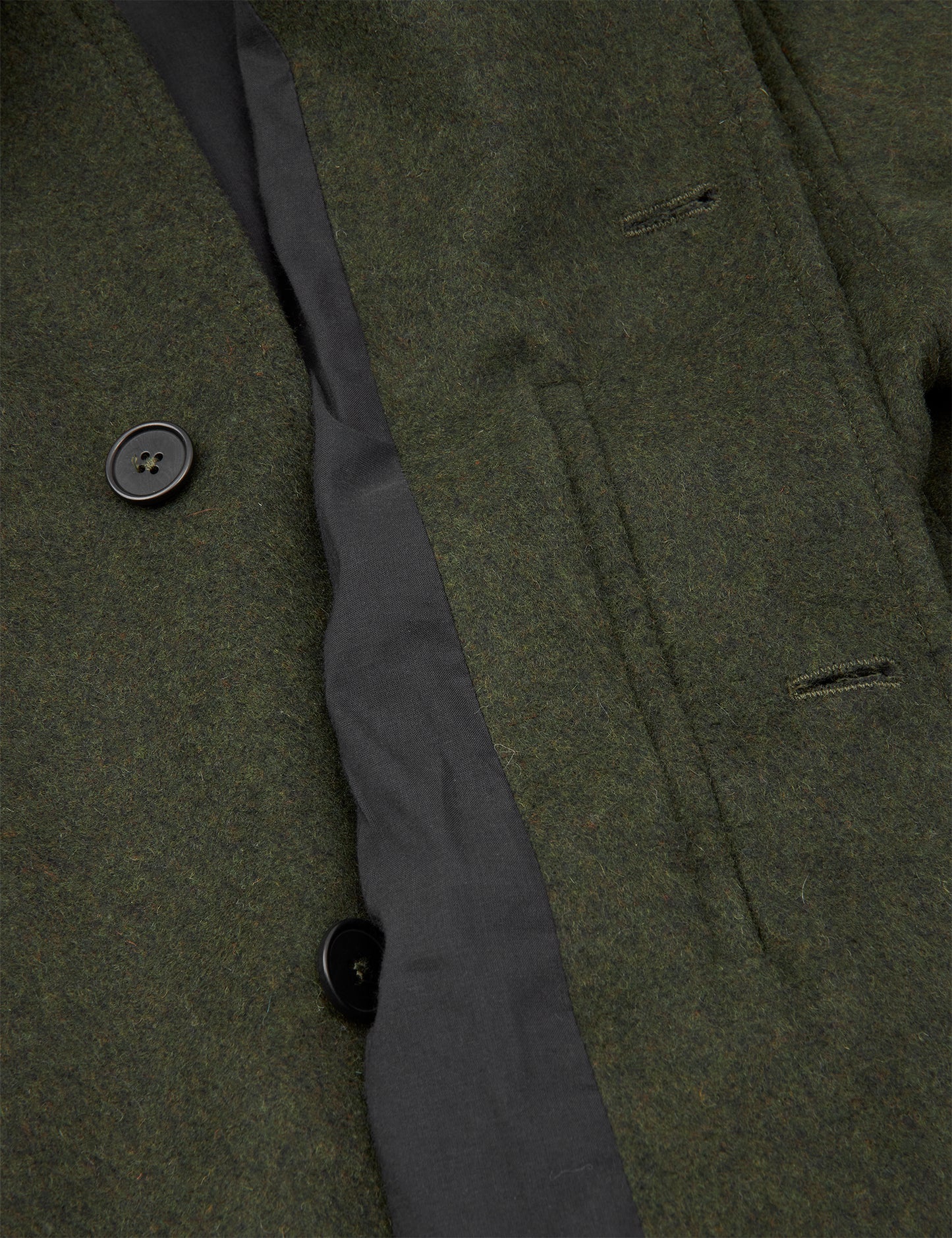 Dense Wool Curtis Coat, Tarmac