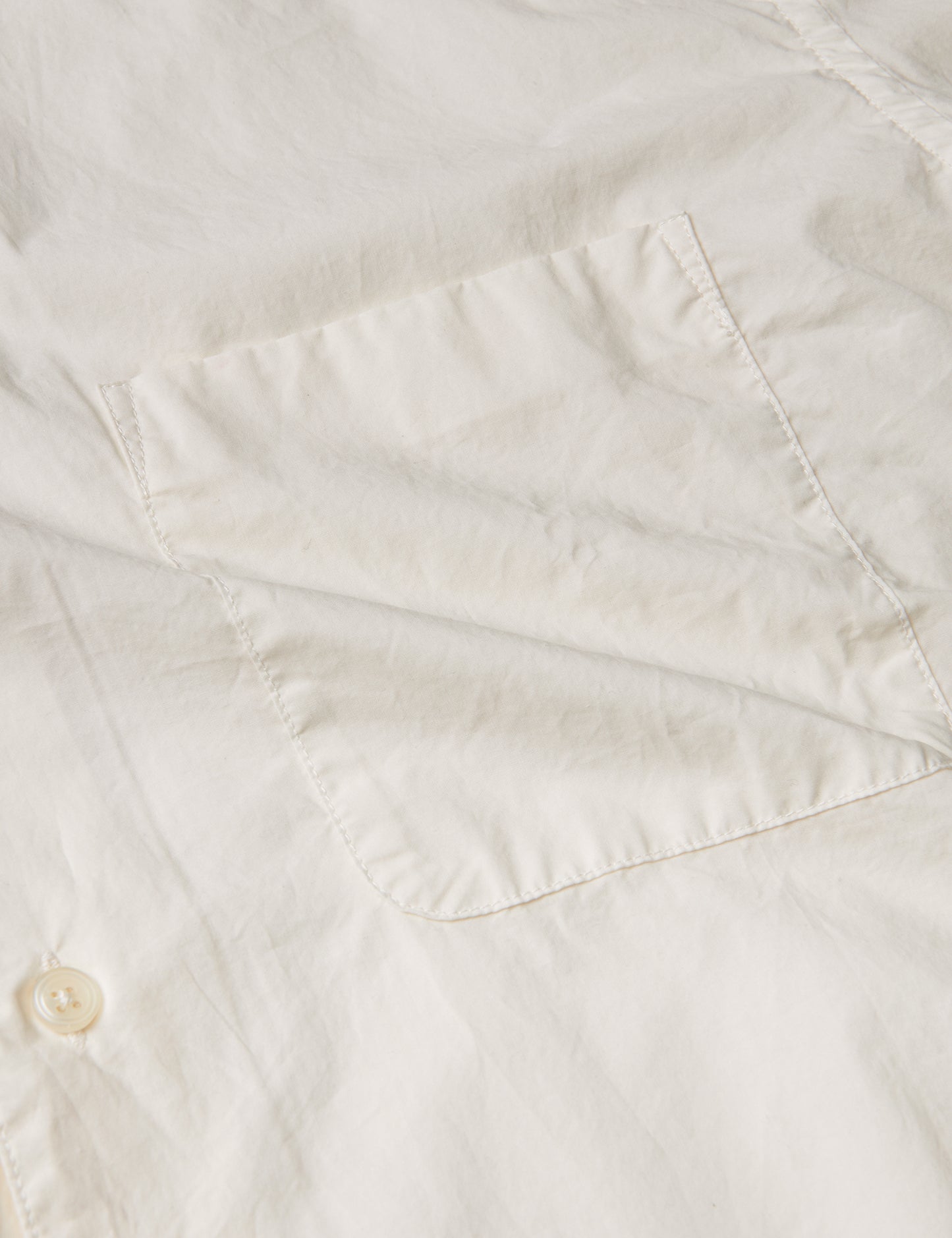 Cotton Poplin Malte Shirt, Vanilla Ice