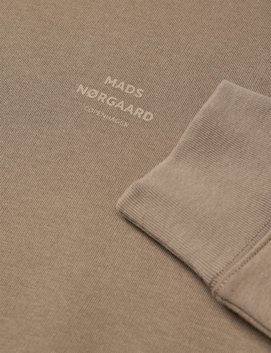 Standard Crew Logo Sweat, Walnut