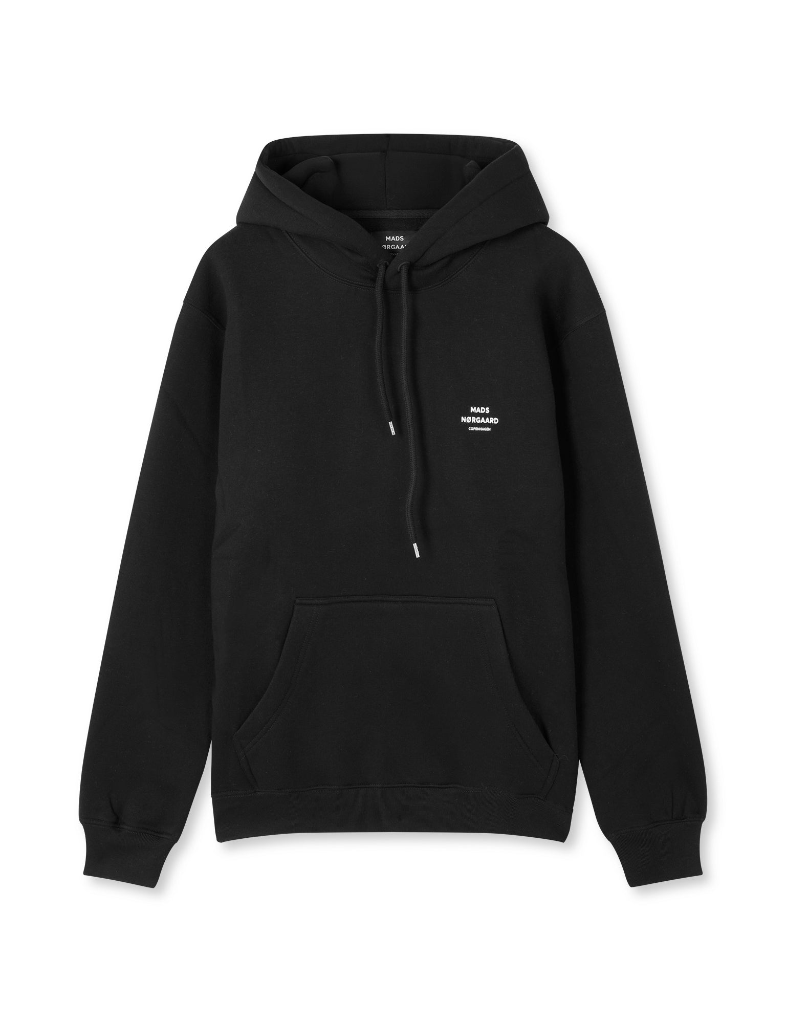 Standard Hoodie Logo Sweat, Black – Mads Nørgaard - Copenhagen