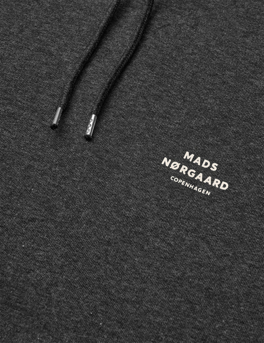 Standard Hoodie Logo Sweat, Dark Grey Melange