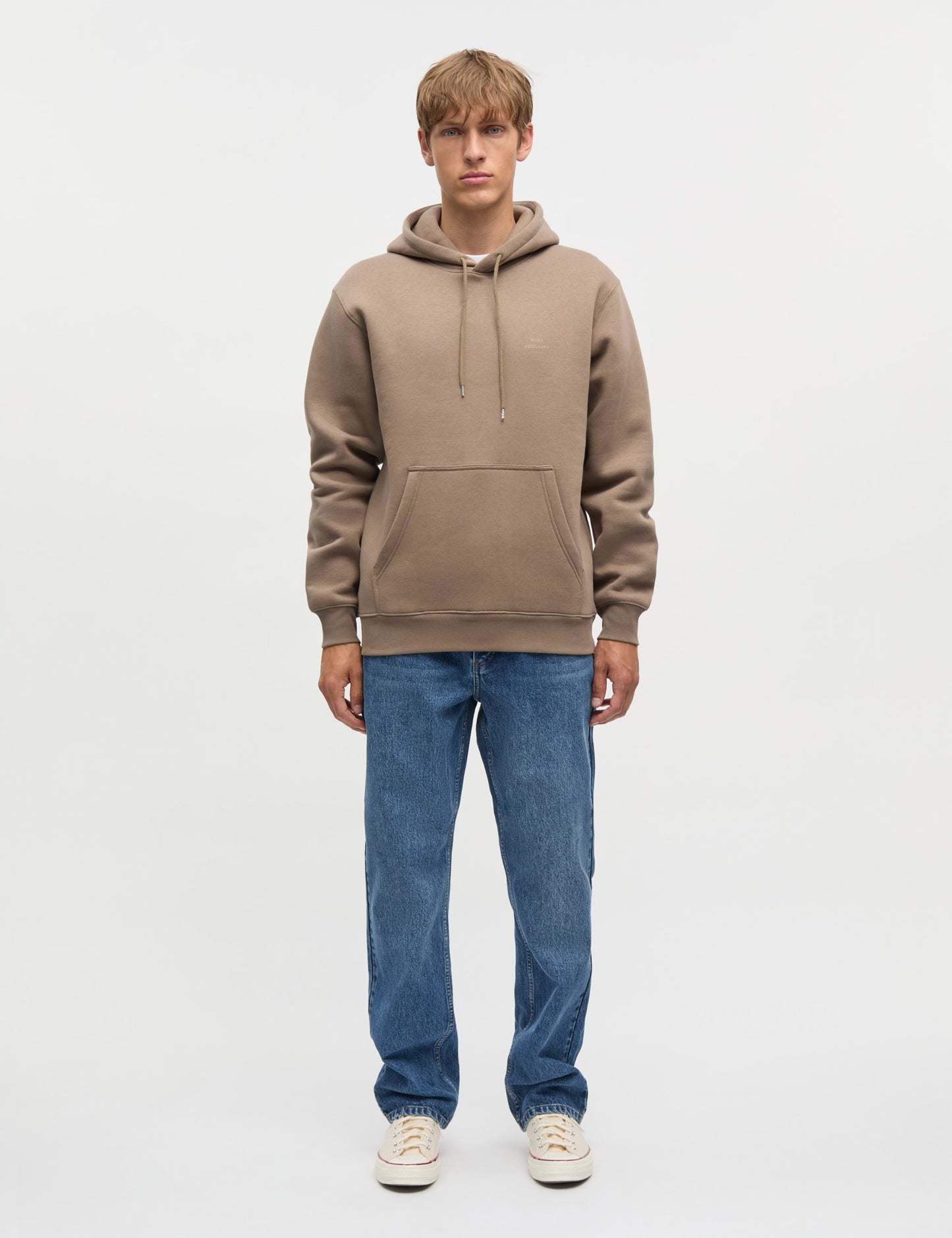 Standard Hoodie Logo Sweat, Walnut