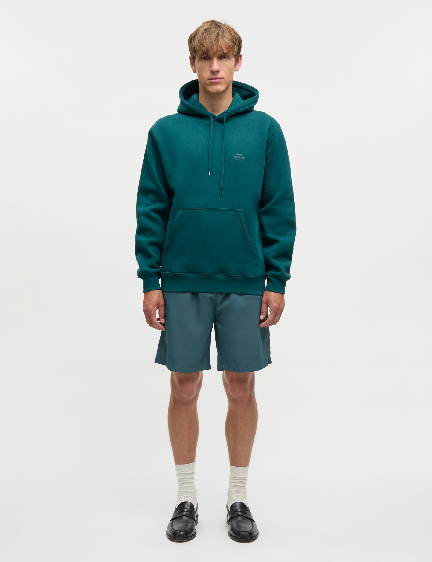 Standard Hoodie Logo Sweat, Deep Sea