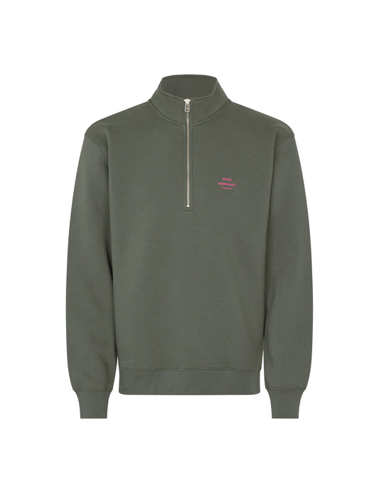 Standard Half Zip Logo Sweat, Beluga