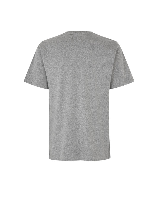 Dusty Cotton Frode Pocket Tee, Grey Melange