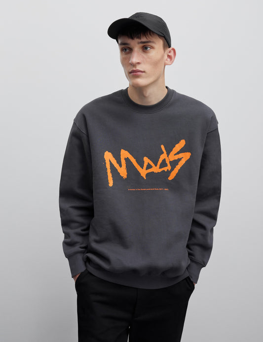 Soft Hawk Mads Crew Sweat, Asphalt