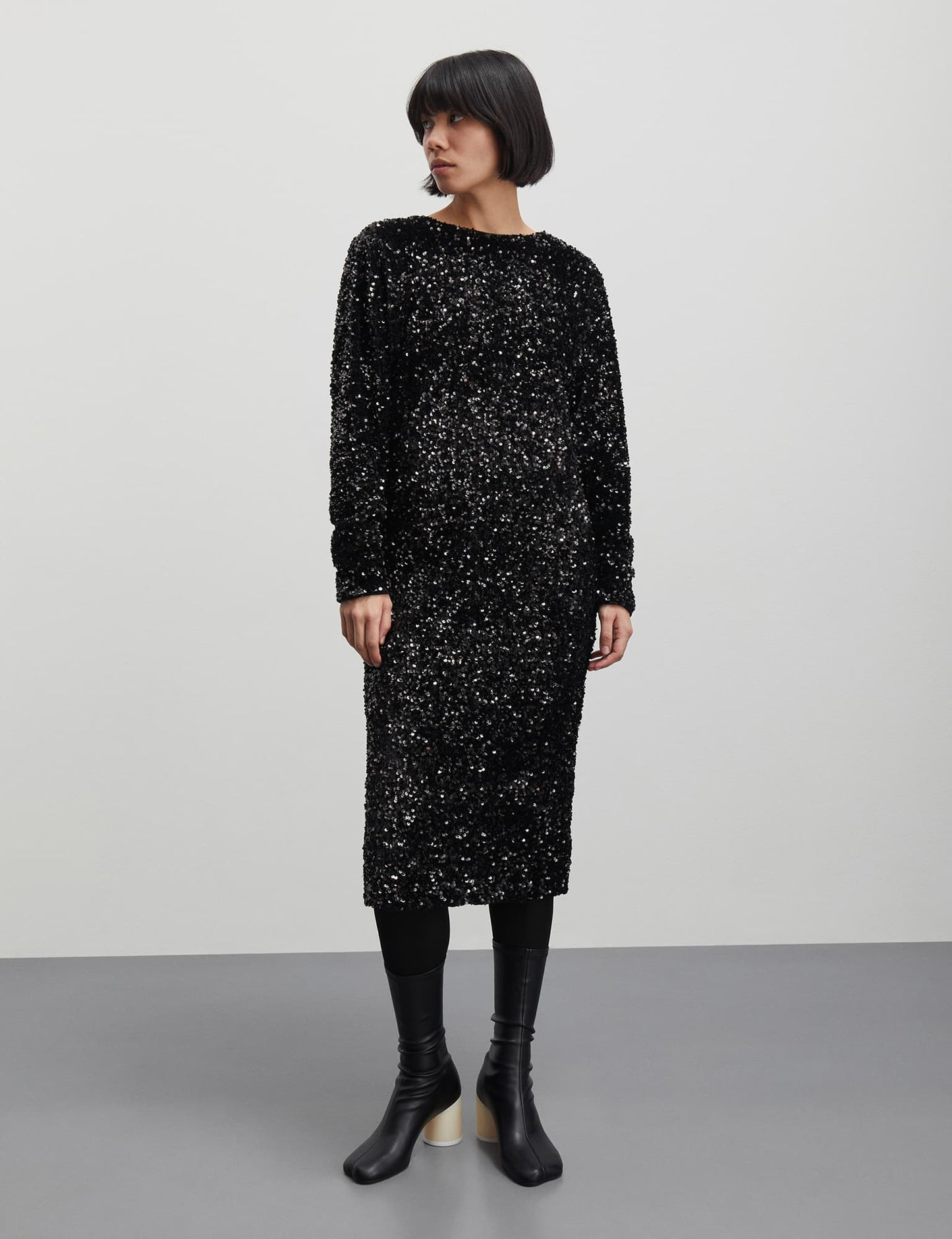 Seqi Phaidon Dress, Black