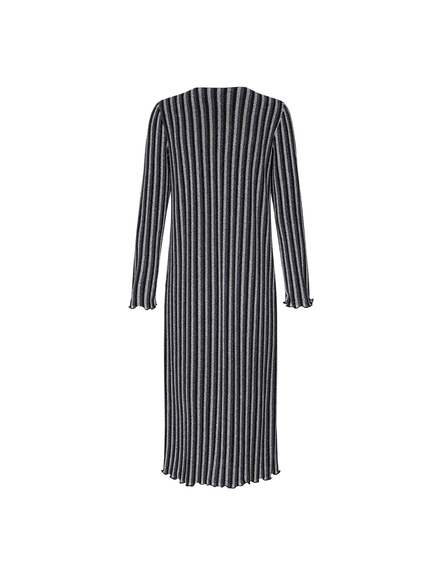 Glitter Jersey Hathena Dress, Glitter Stripe/ Silver