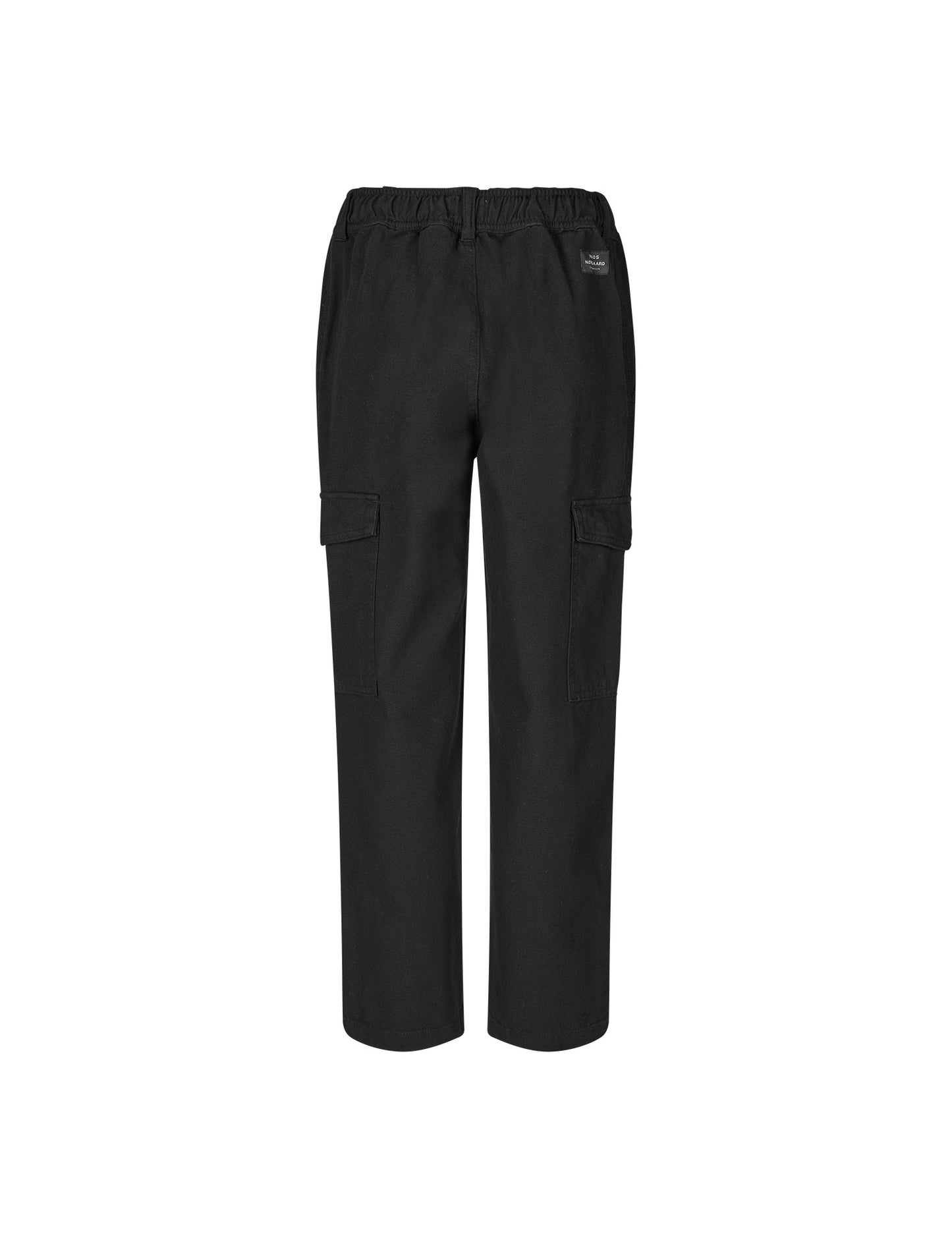 Dyed Canvas Cargoni Pants, Black