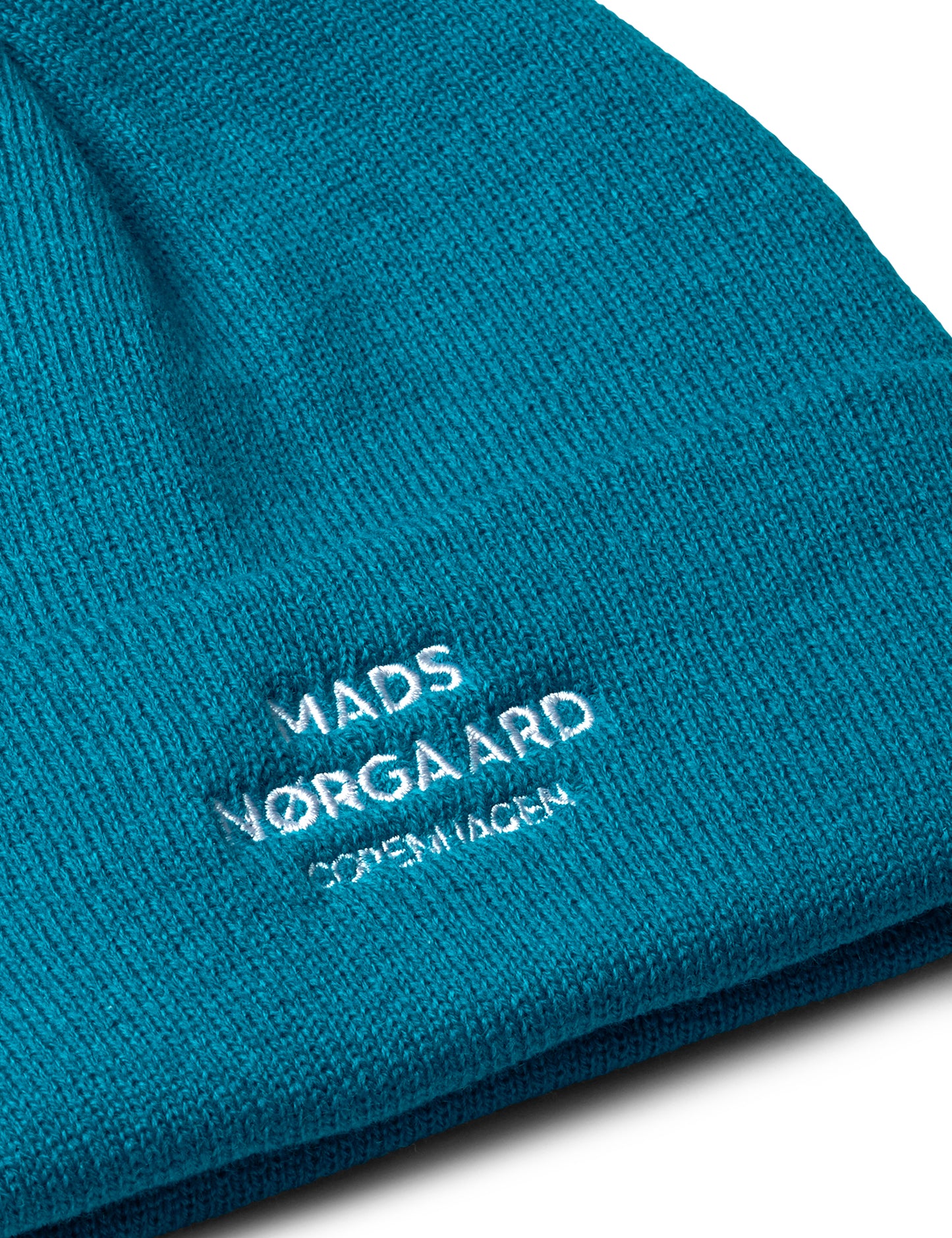 Isak Logo Ambas Beanie, Crystal Teal