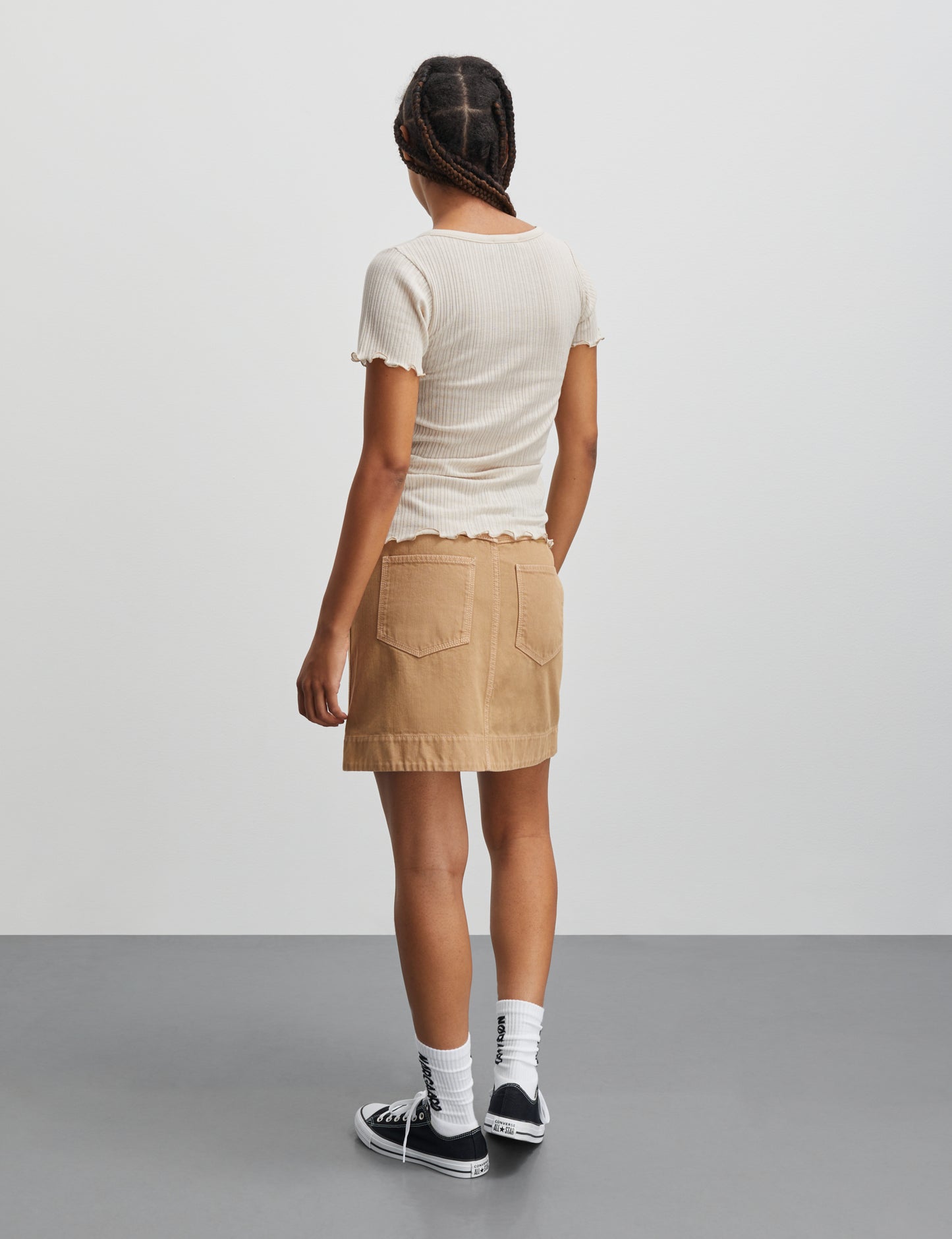 Soil Denim Ria Skirt, Tiger's Eye