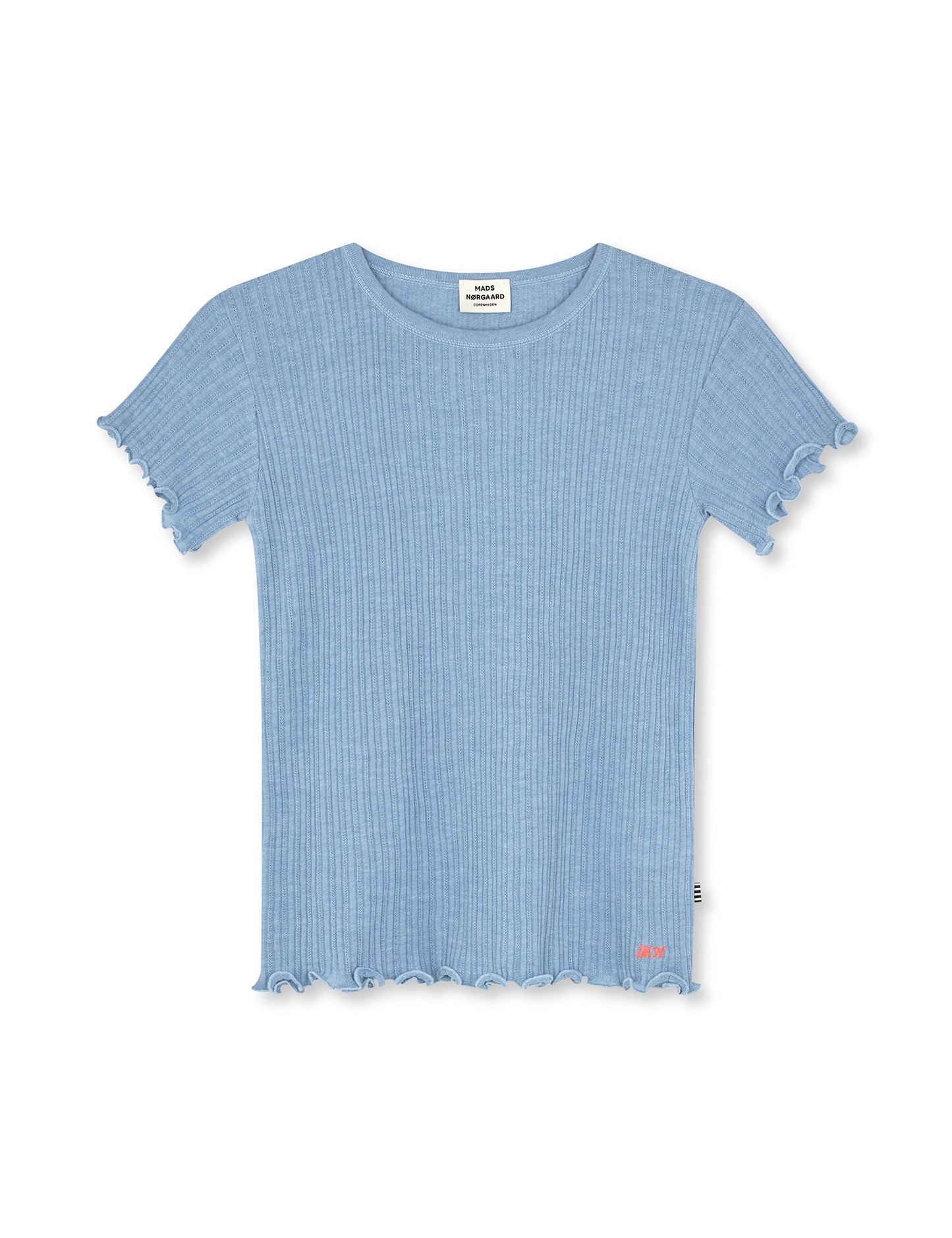 Pointella Trixina Tee, Powder Blue Melange