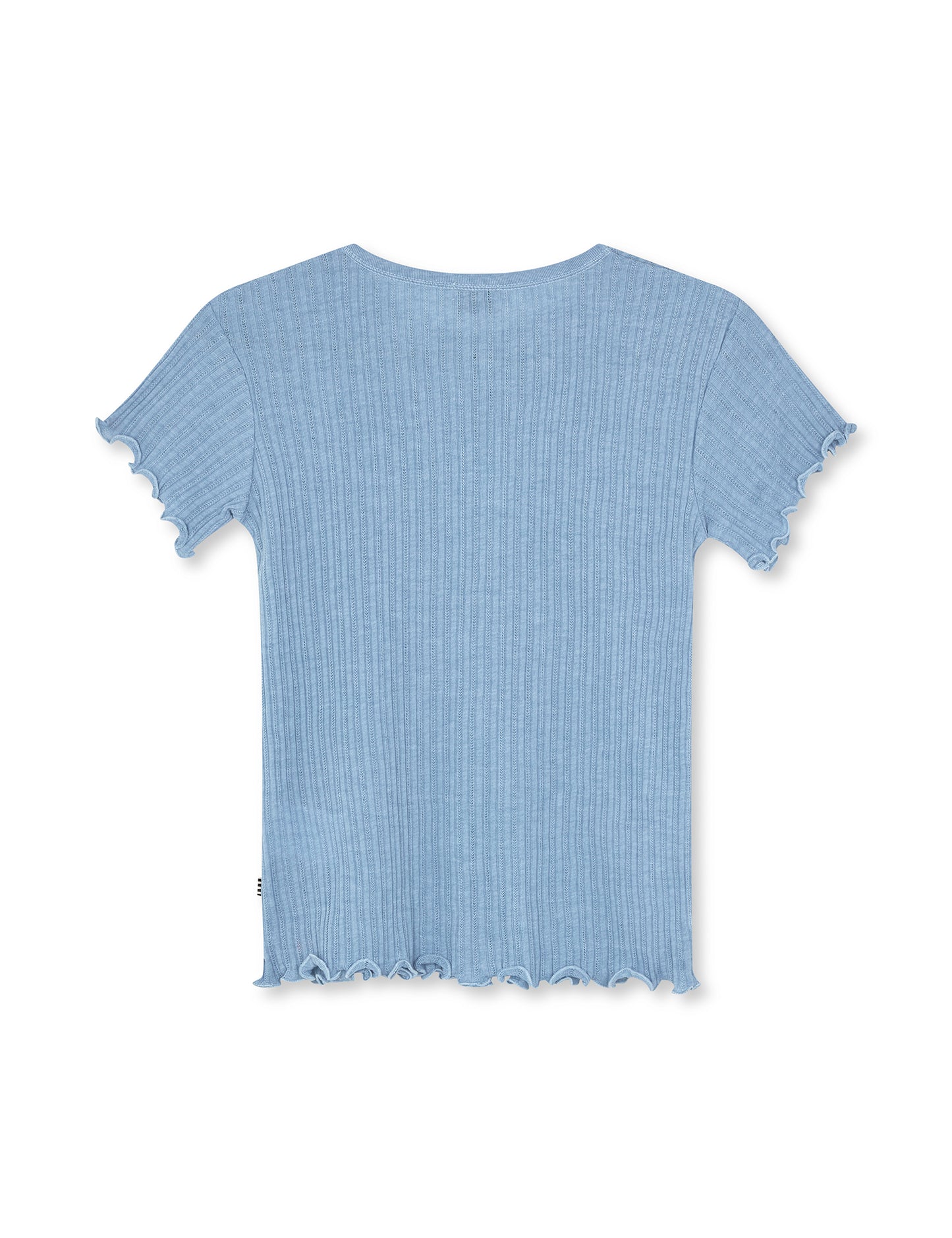 Pointella Trixina Tee, Powder Blue Melange