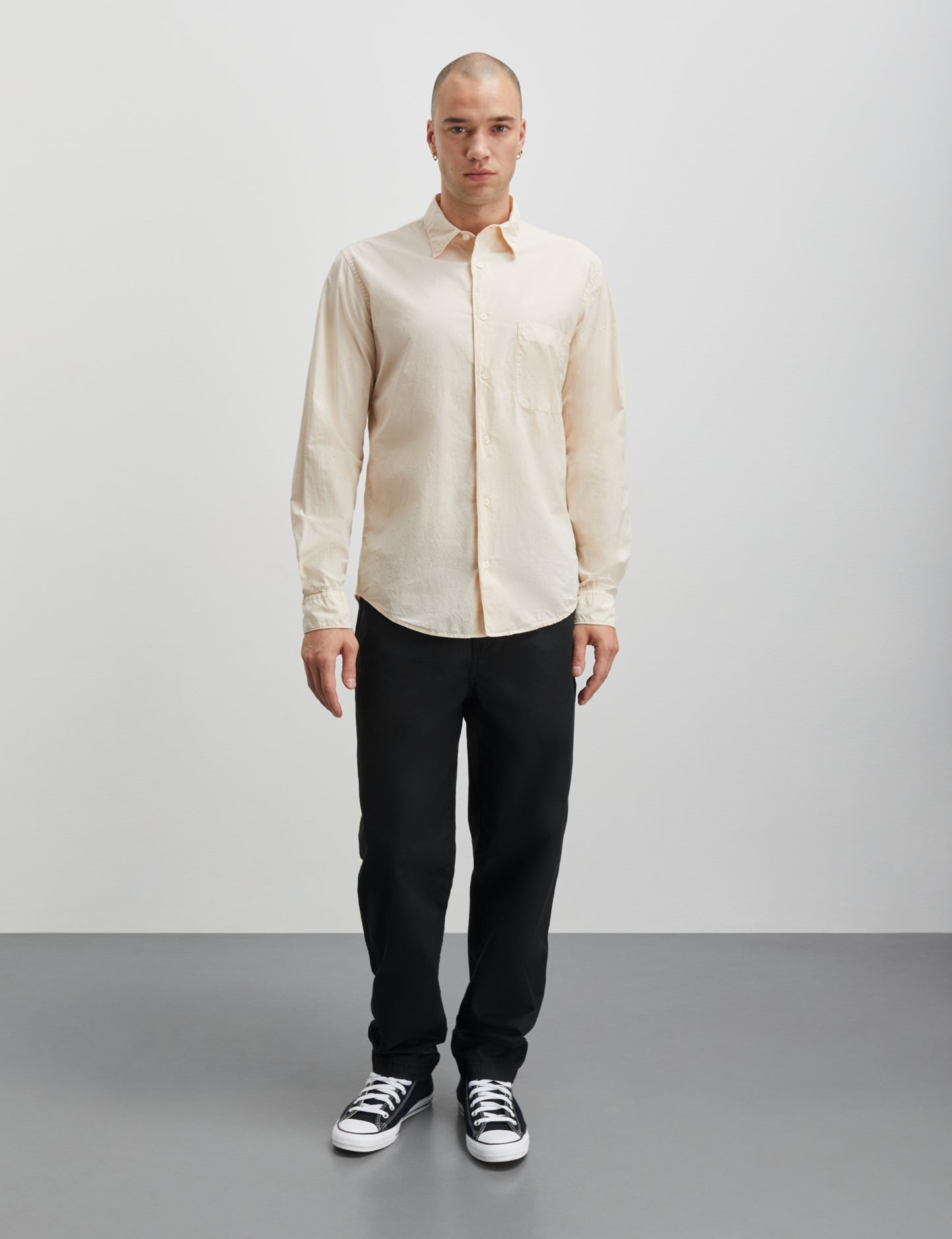 Cotton Poplin Sune Shirt, Birch