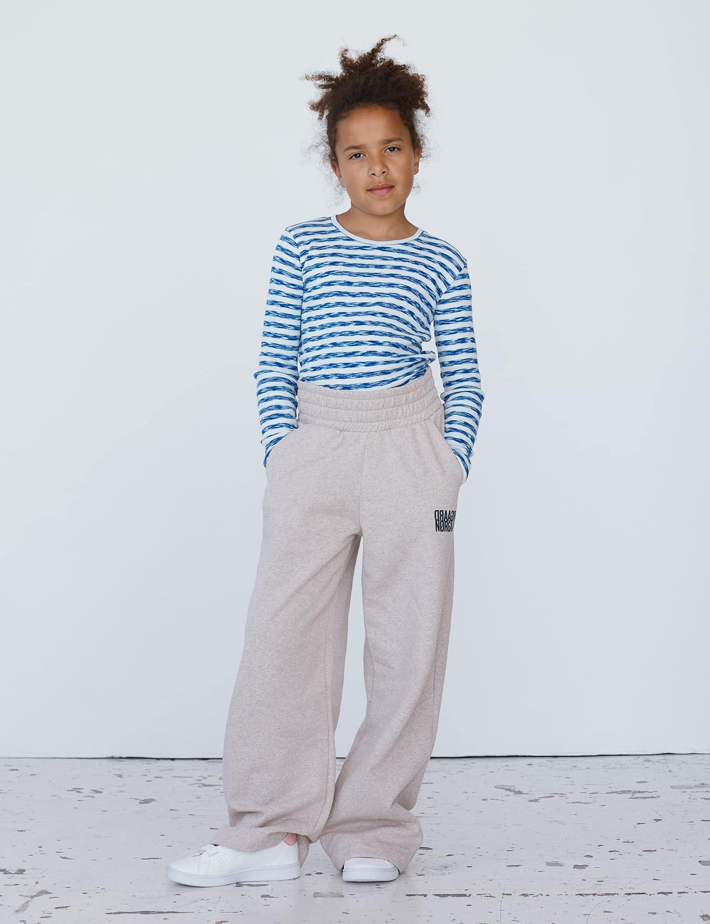 Organic Sweat Percy Pants, Oatmeal Melange