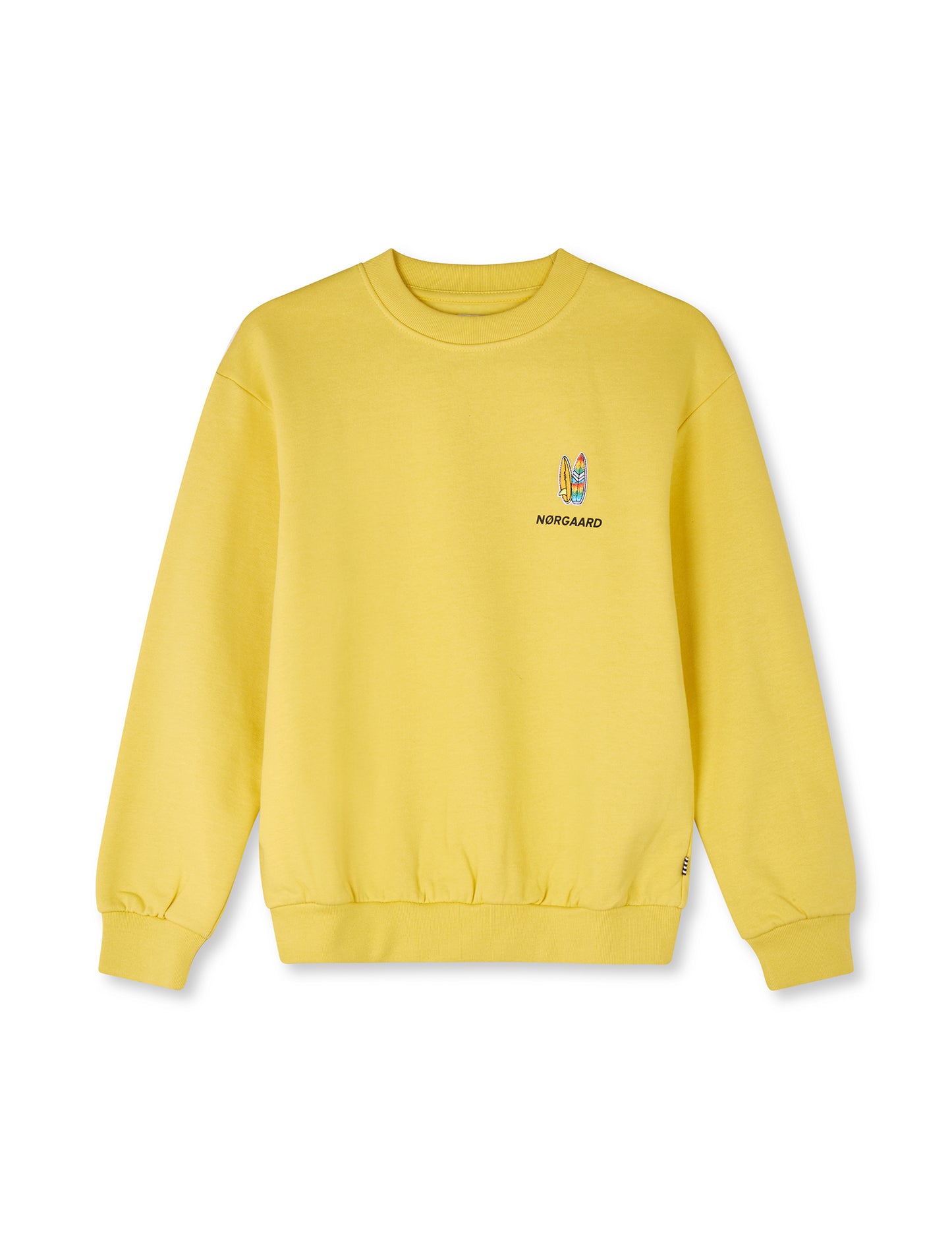 Organic Sweat Sonar Badge Sweatshirt, Lemon Zest