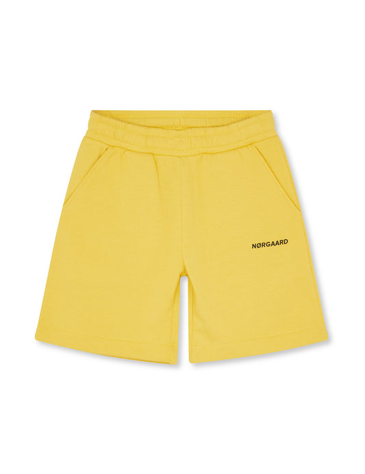 Organic Sweat Porsulano Shorts, Lemon Zest