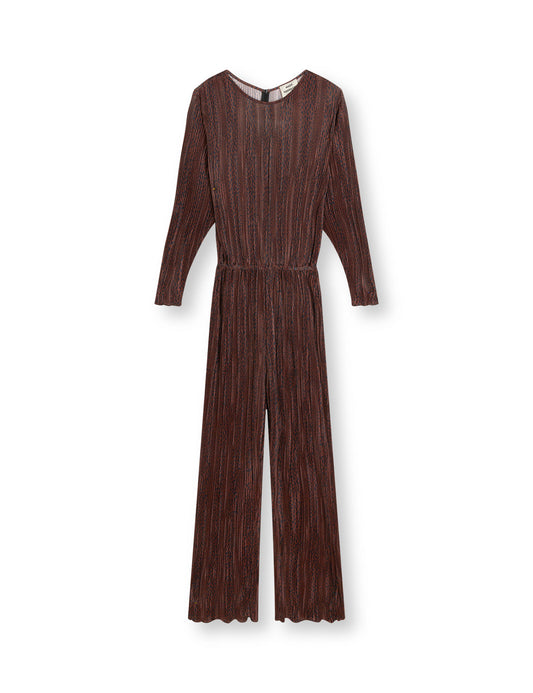 Luno Cava Jumpsuit AOP, Leo Stripe AOP/Cambridge Brown