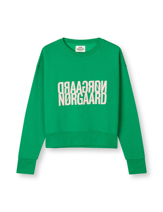 Organic Sweat Tilvina Sweatshirt, Bright Green