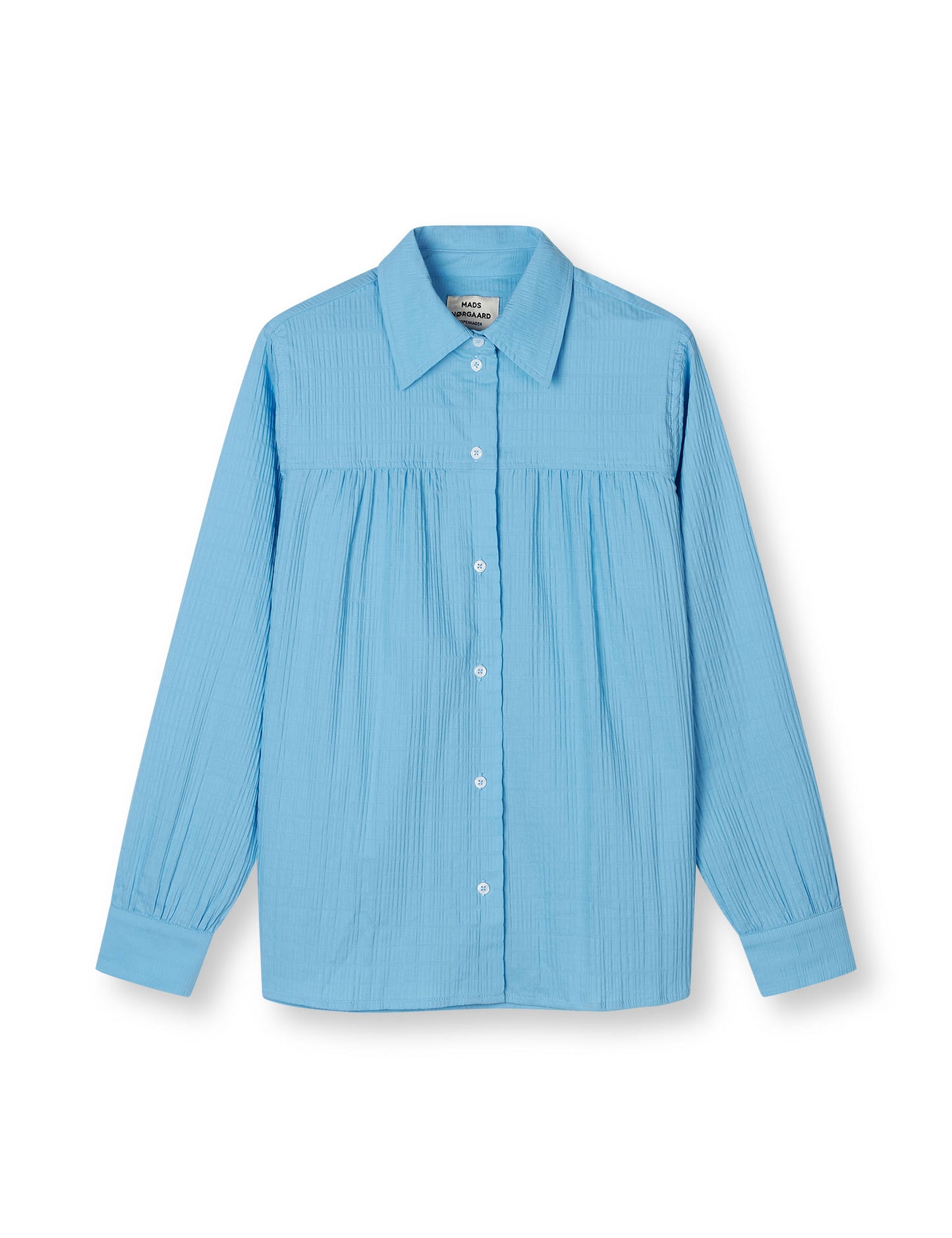 Crinckle Pop Vinny Shirt, Alaskan Blue