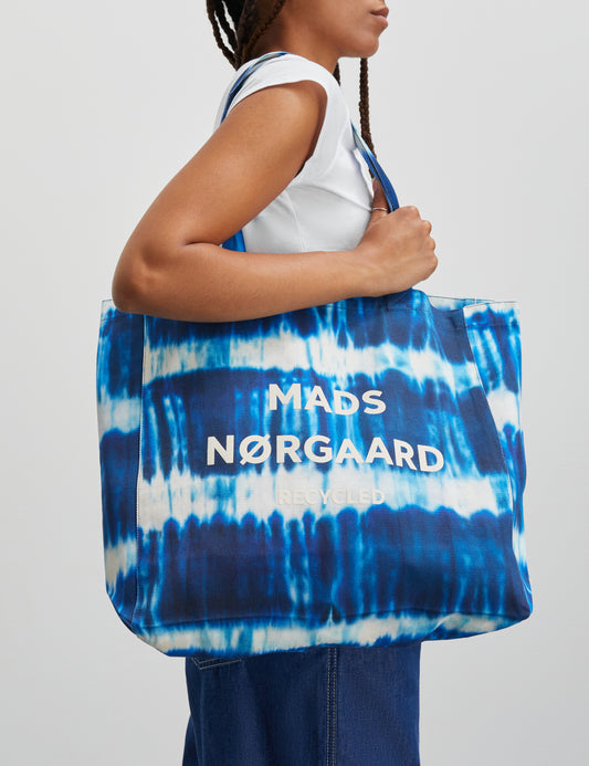 Recycled Boutique AOP Athene Bag, Tie Dye Stripe AOP Merthyl Blu