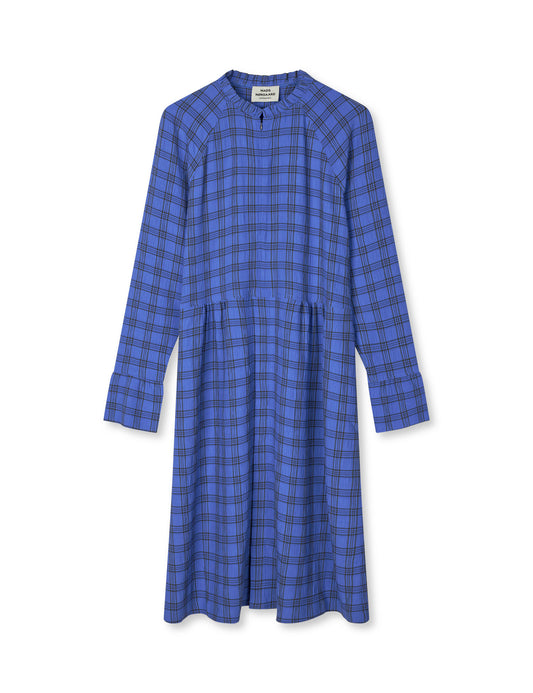 Check Pop Dupina Dress, Amparo Blue Check