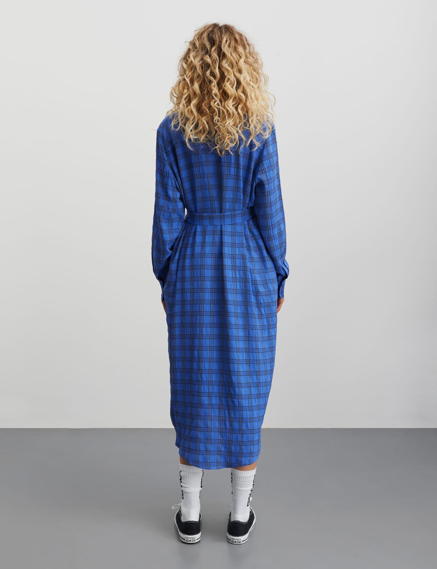 Check Pop Zina Dress, Amparo Blue Check