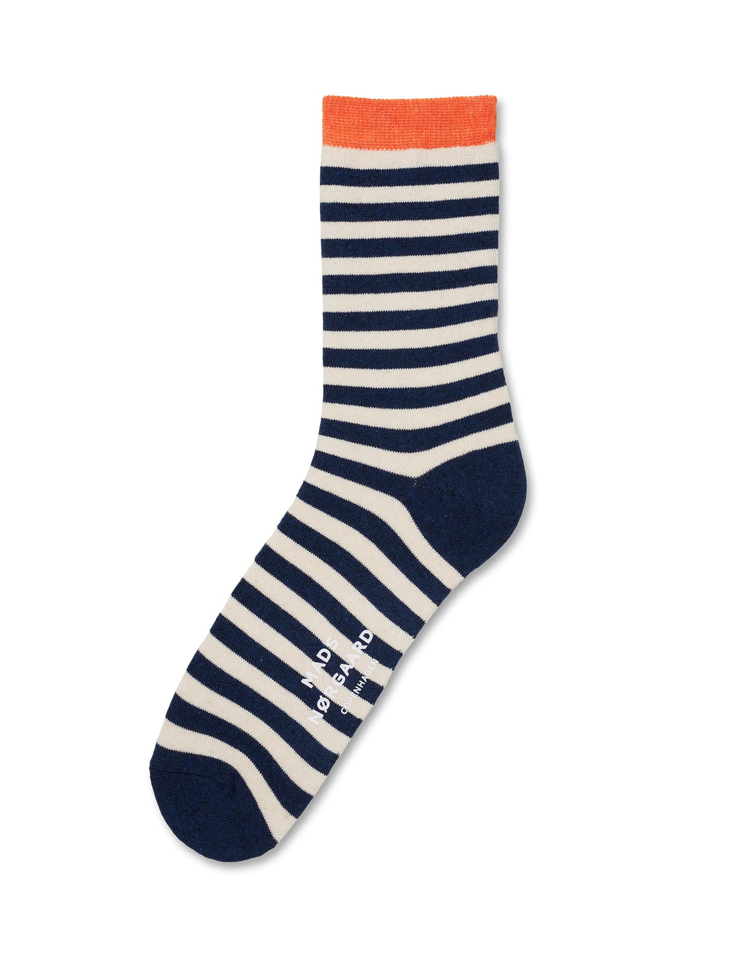 Sock Pair Ana Mix, Blue Stripe/Black Coffee Dot