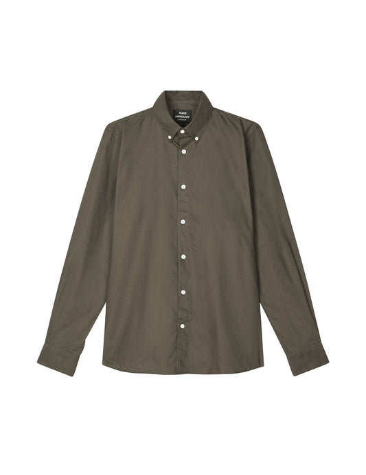 Cotton Oxford Sune Shirt BD, Beluga