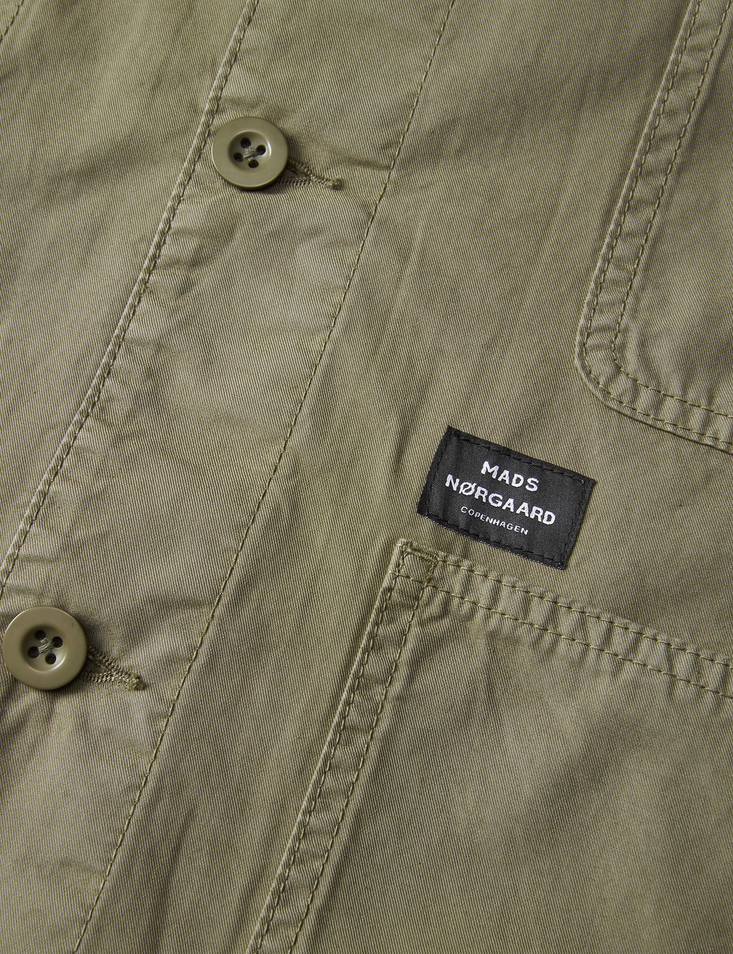 Fine Twill Chore Jacket, Silver Sage