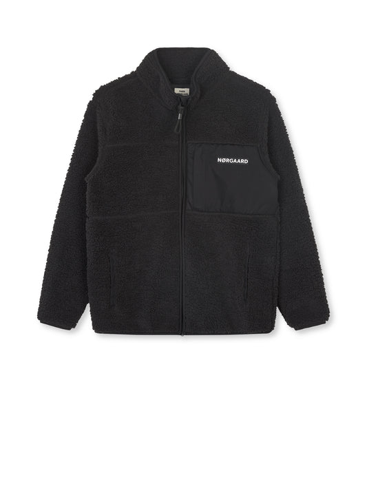 Teddy Fleece  Jeffo Jacket, Jet Black