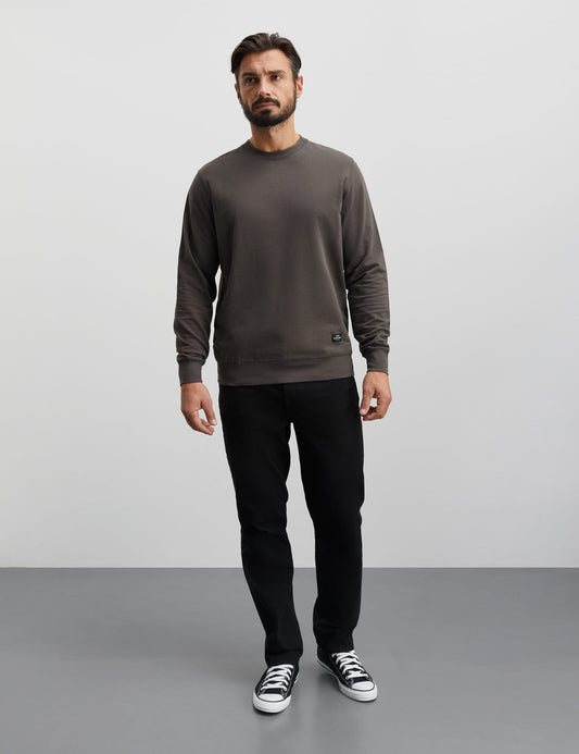 Light Terry Asker Sweat, Beluga