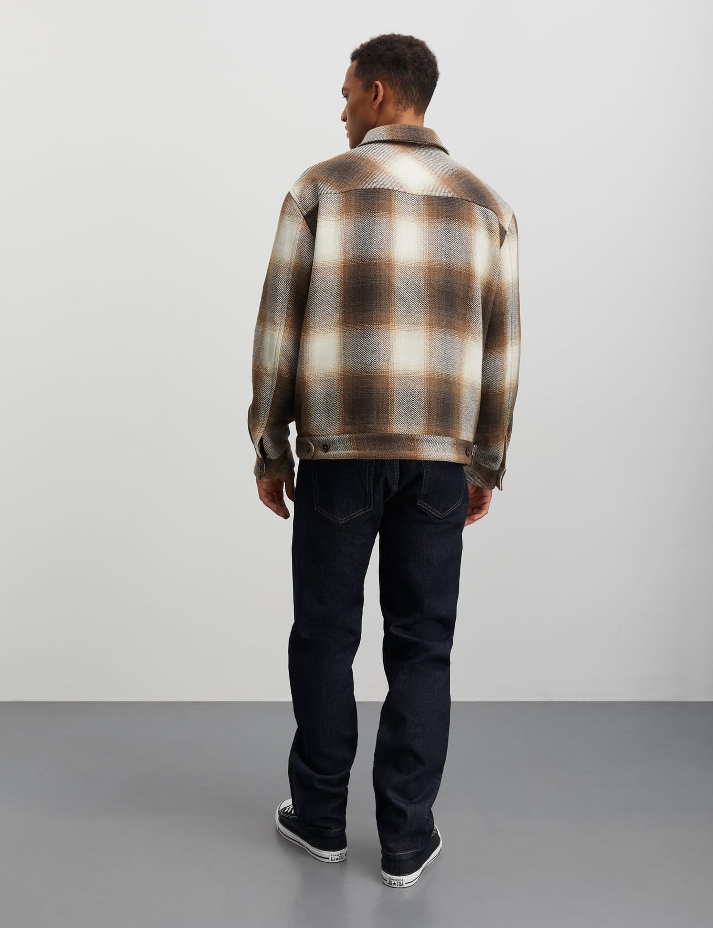 Shadow Check Norton Jacket, Desert Palm Check