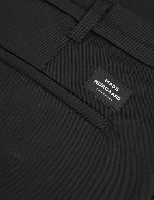 Cotton Twill Stretch Elias Pants, Black