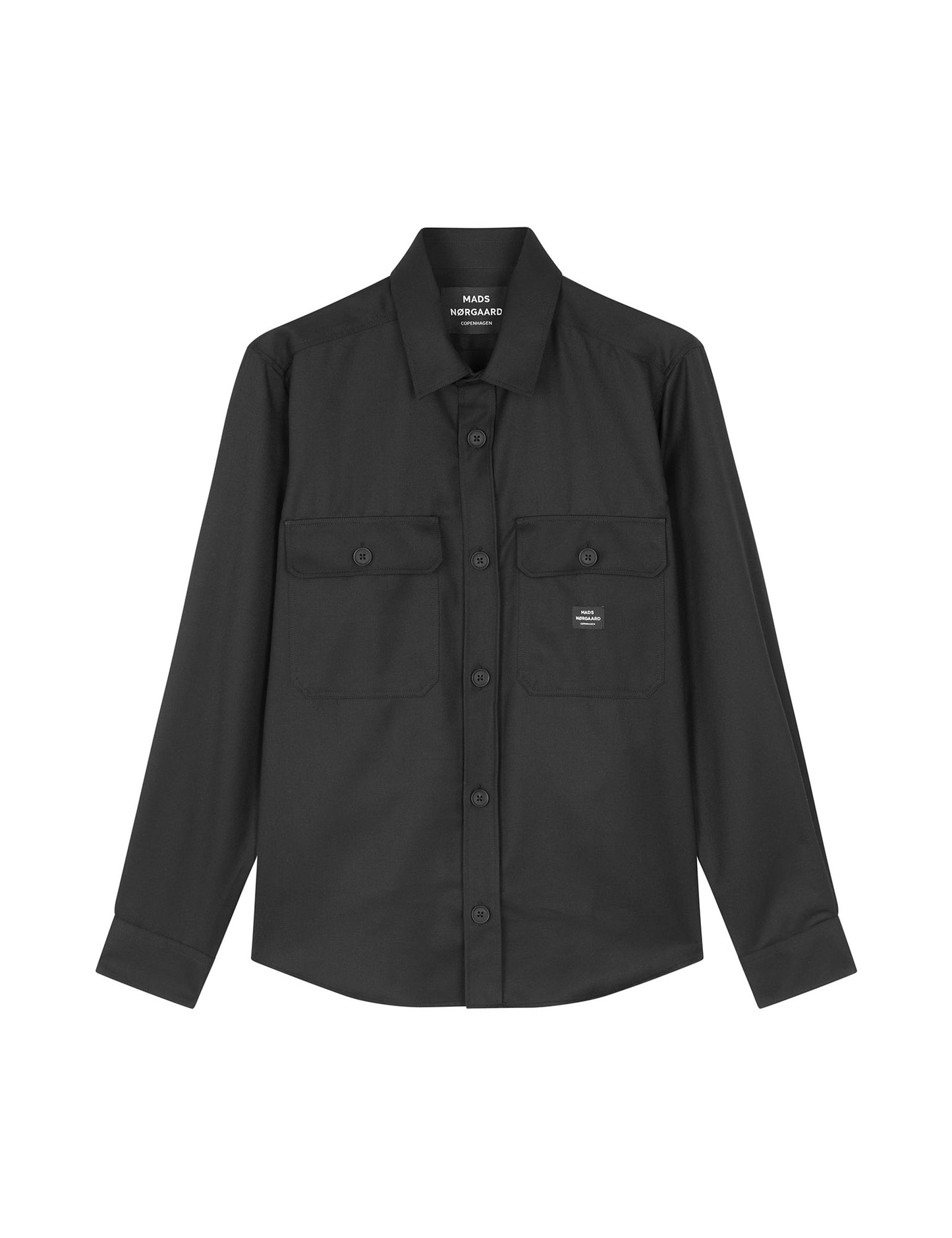 Firm Twill Skyler Shirt, Black