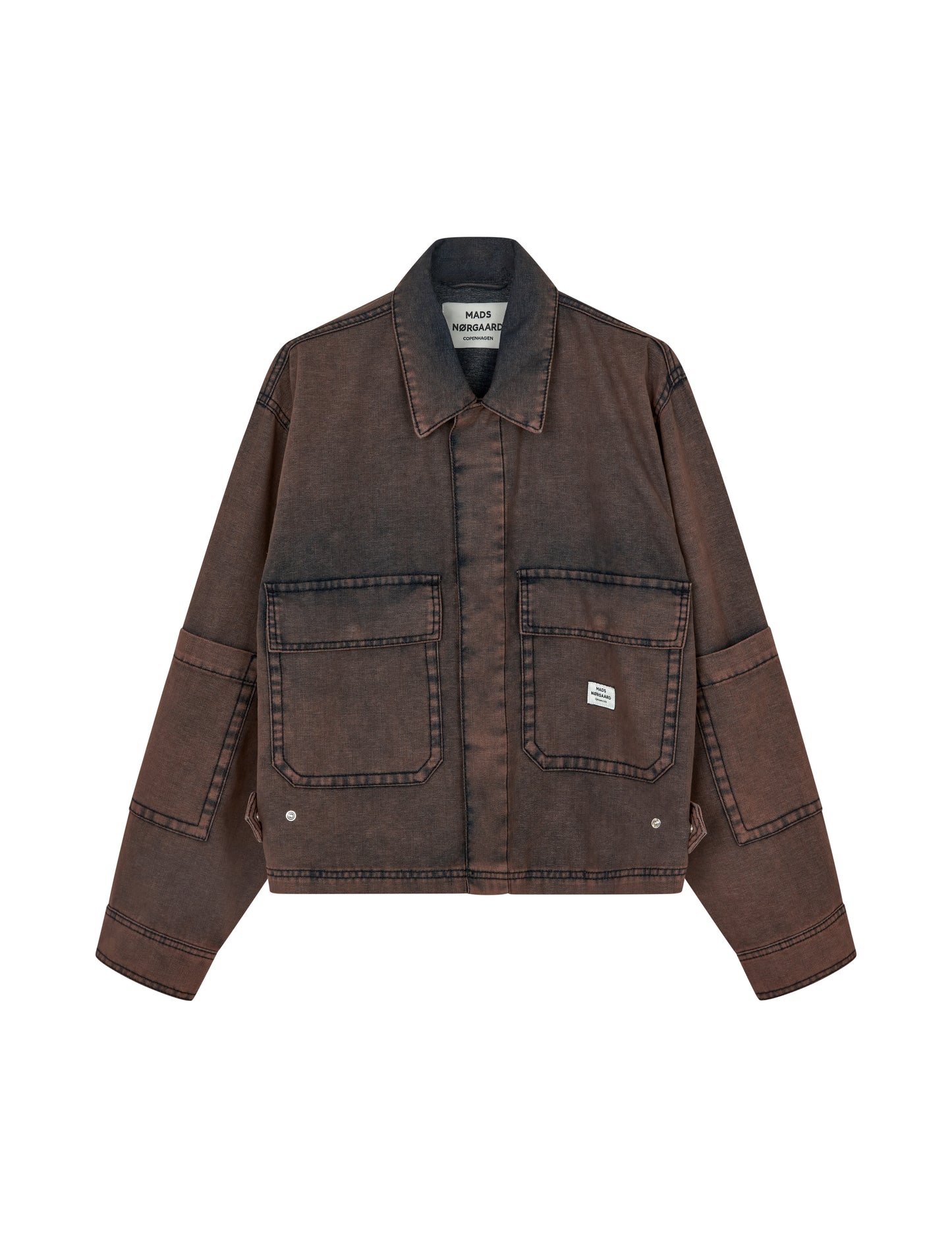 Soft Denim Soleil Jacket, Brown