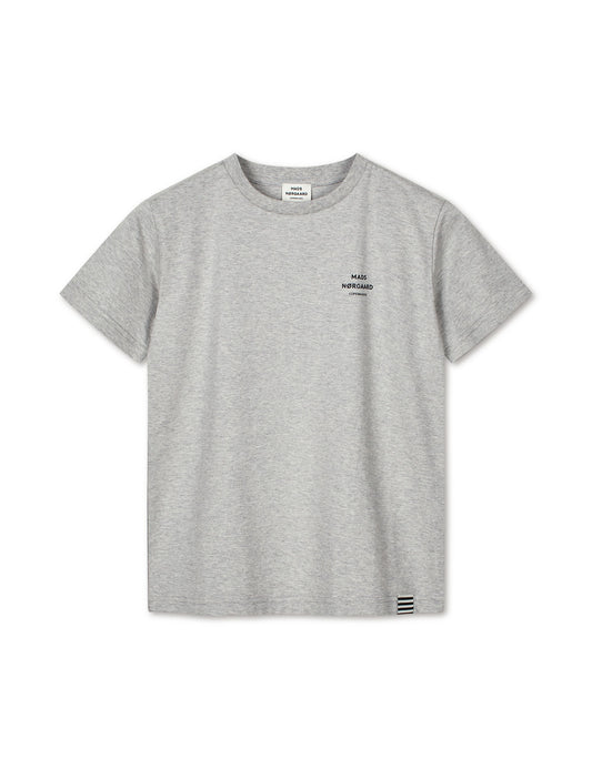 Printed Tee Thorlino Tee, Light Grey Melange